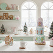 Resin layered Cake Gingerbread LED House Tabletop
