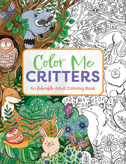 Color Me Critters Adult Coloring Book