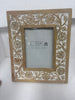 Carved floral design Photo Frame