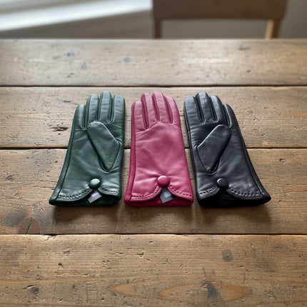Vegan Leather Ladies Gloves