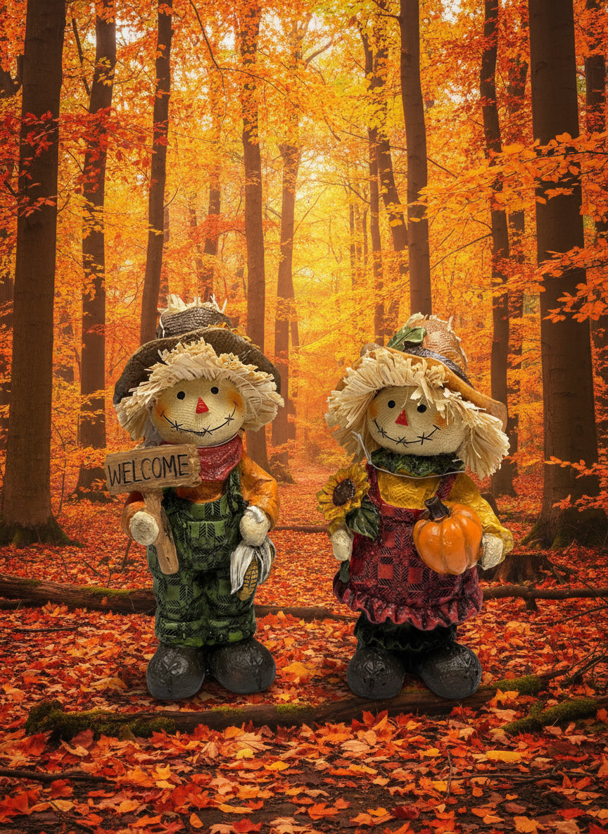 Resin Fall Scarecrow figures