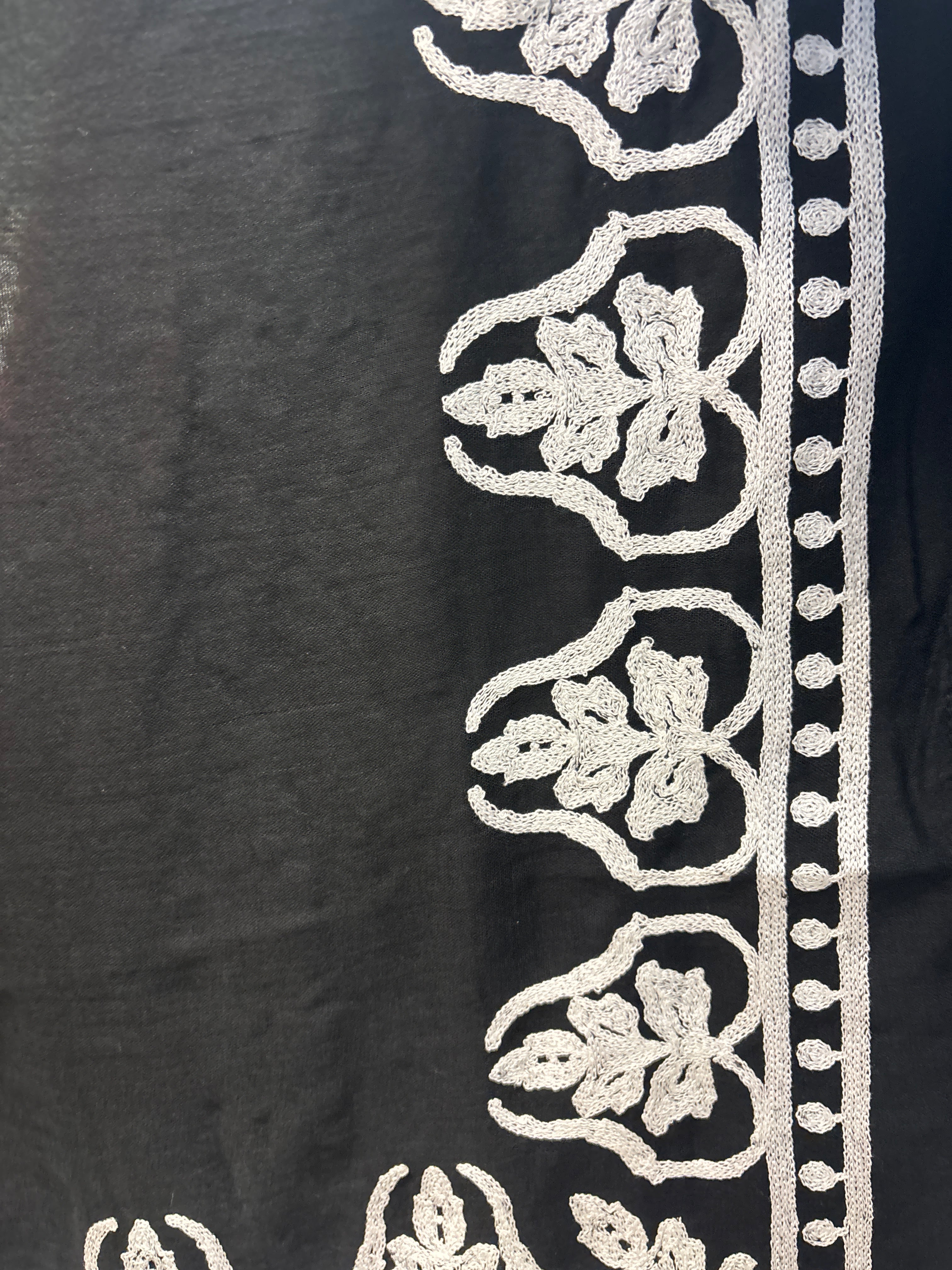 Embroidered Floral Kimono