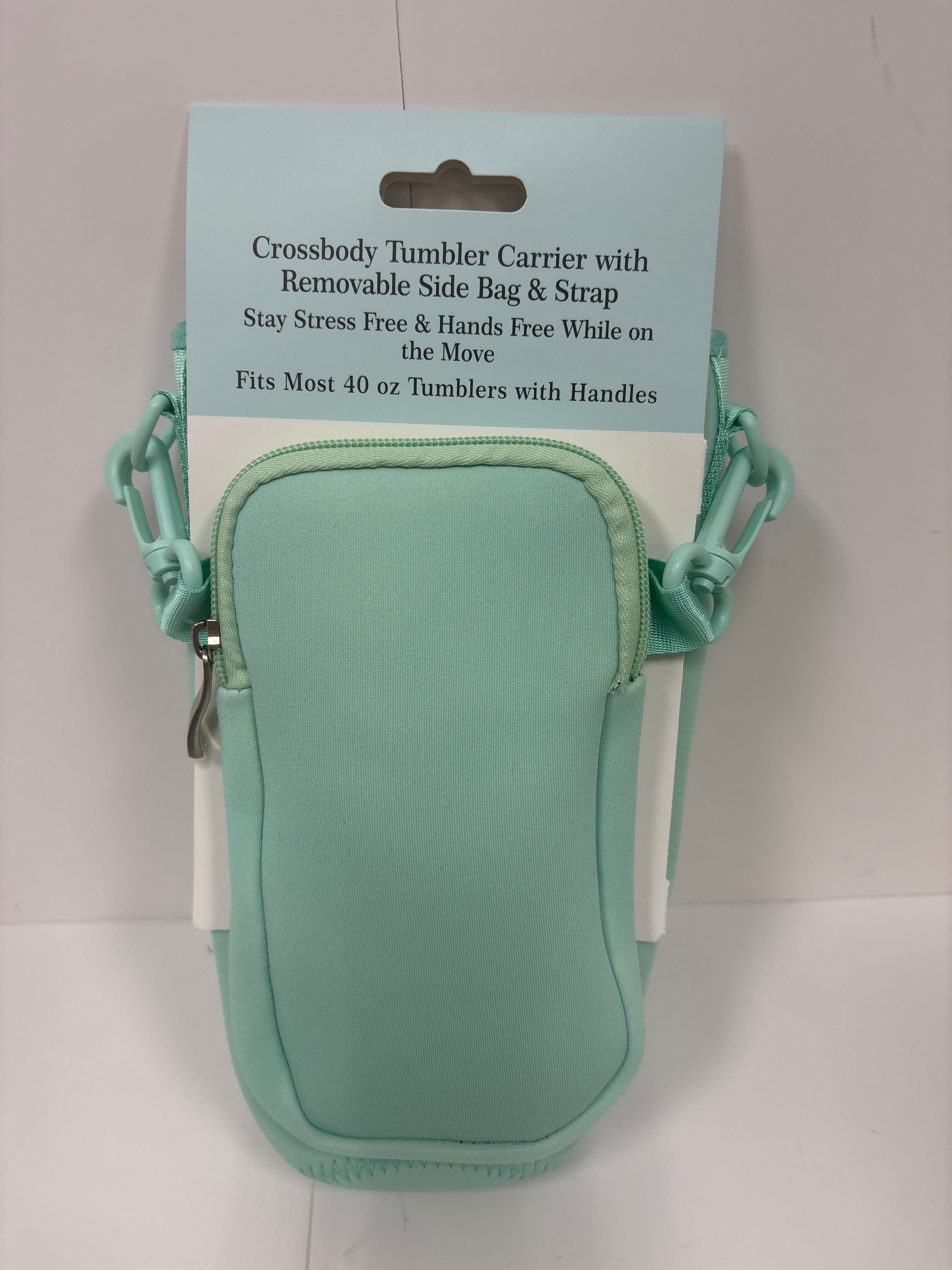 Neoprene 40oz Tumbler Carrier with removable zippered bag