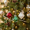 Mini Mercury Glass Diamond Shaped Ornaments