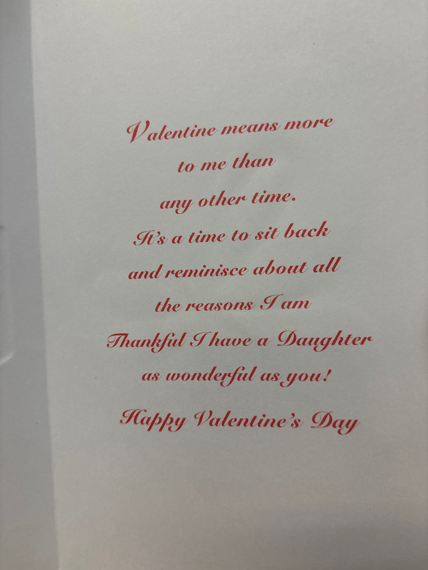 Valentine's card for Granddaughter