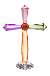 Crystal Expressions Rainbow standing cross