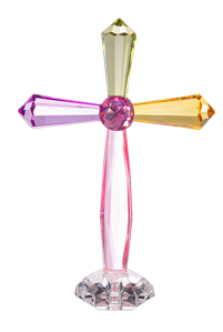 Crystal Expressions Rainbow standing cross