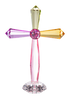 Crystal Expressions Rainbow standing cross