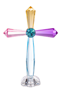 Crystal Expressions Rainbow standing cross