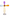 Crystal Expressions Rainbow standing cross