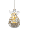 Luxury LED Angel Glass Ornament