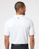 Adidas Men's White Floating 3-Stripes Polo