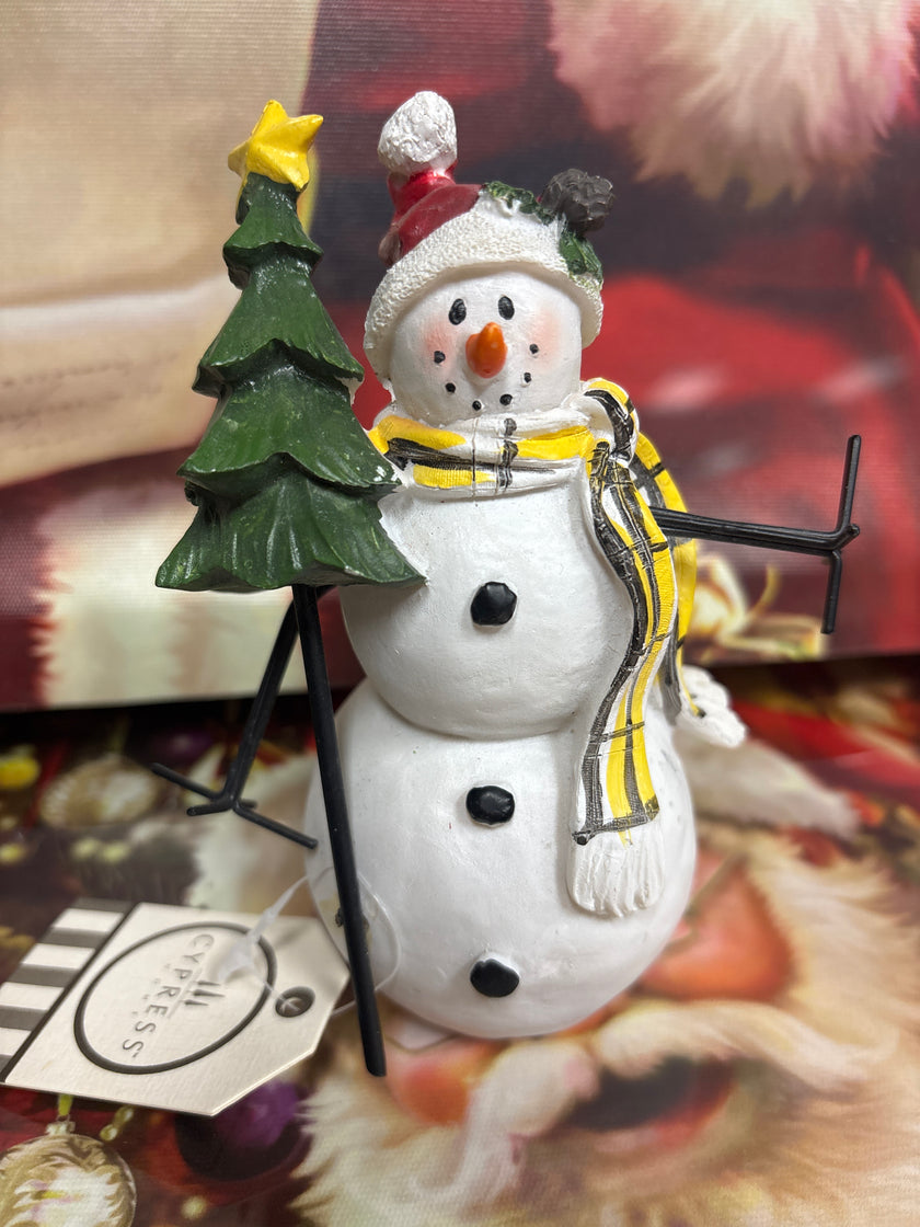Resin Snowman Sitabout