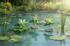 Leap into spring frog figurine