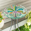 Palm Beach Glass Bird Bath