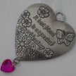 Language of Love Heart Zinc Ornaments