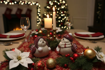 Christmas Bird Figurines