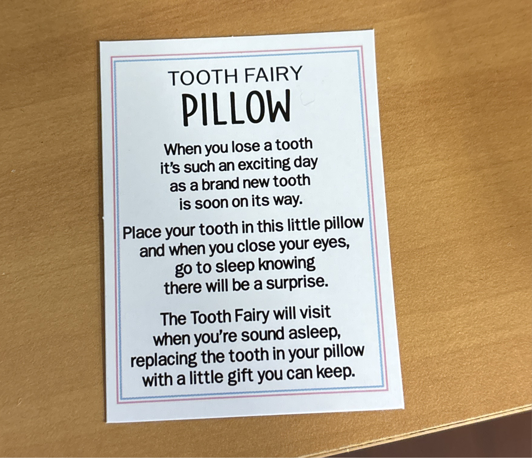 Tooth Fairy Pillows