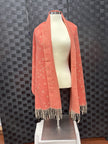 Starry extra-large scarf with fringe