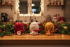 Festive Christmas Mugs with lids