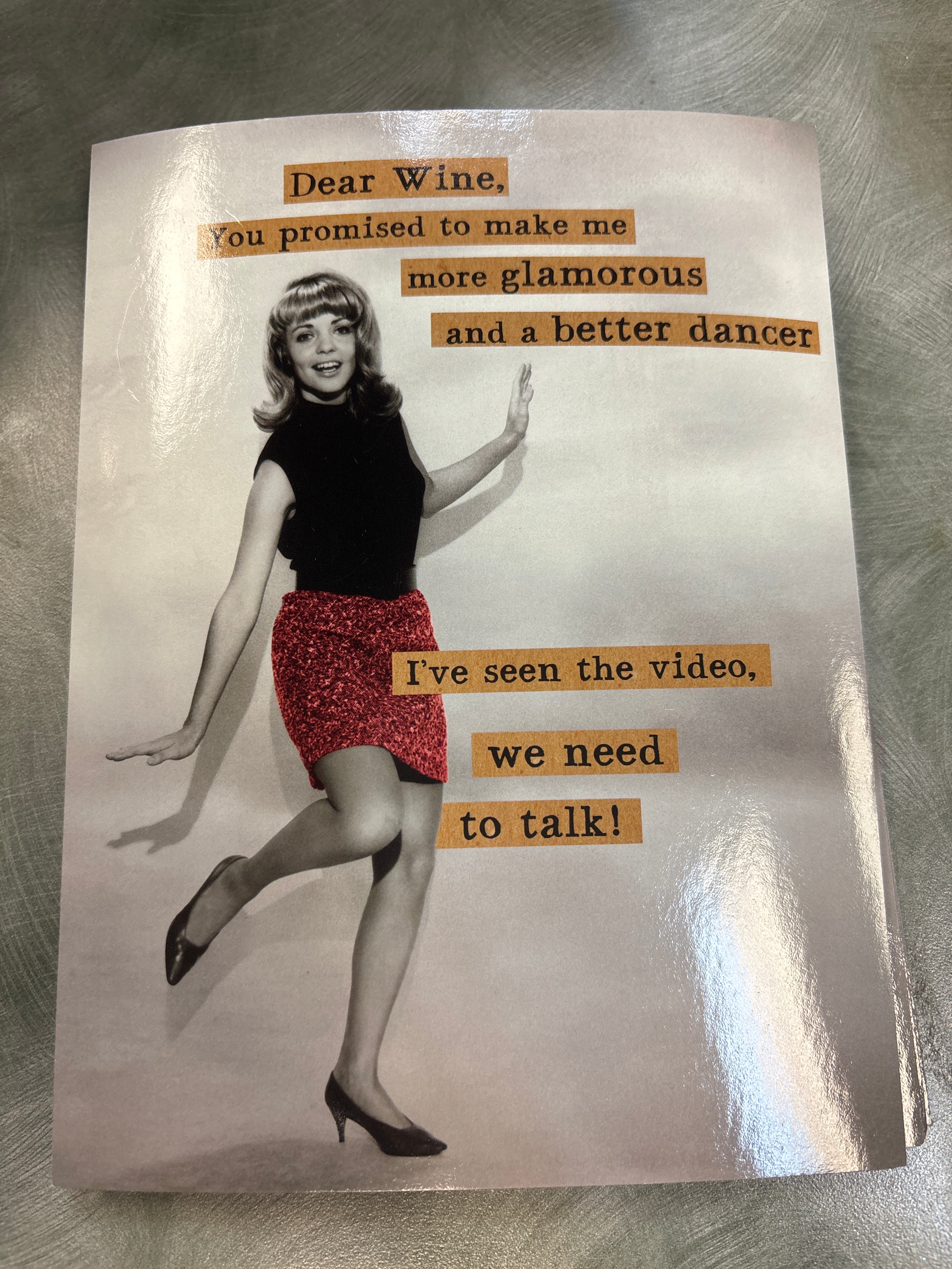 Dear Wine Birthday card