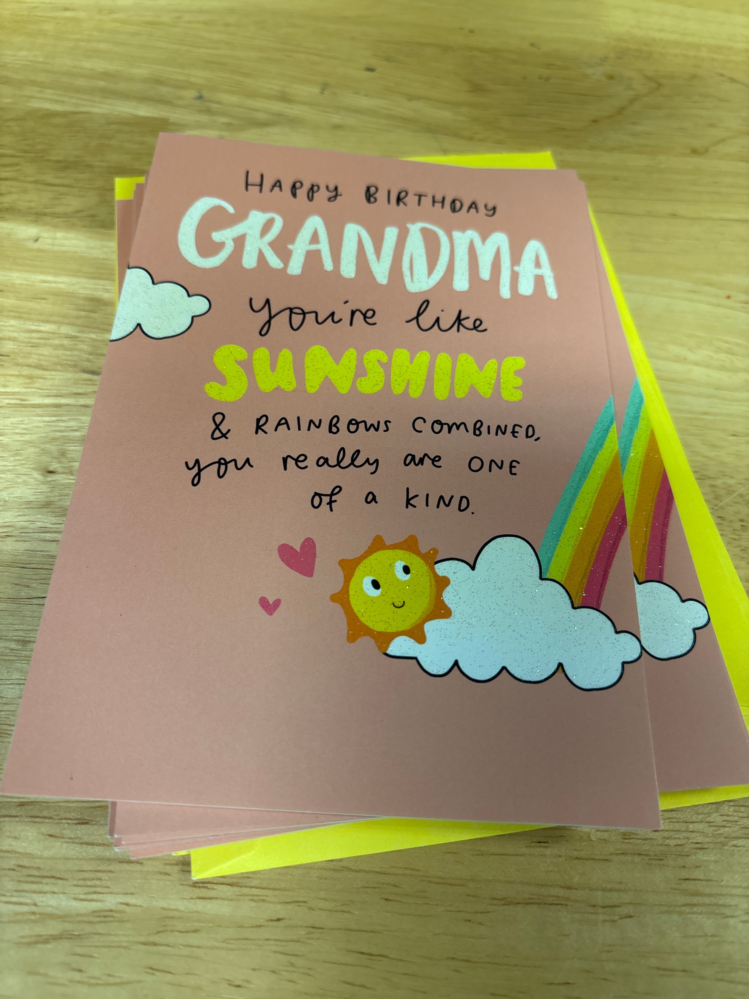 Birthday card for Grandma