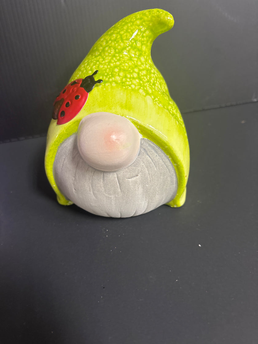 Ceramic Garden Gnome Head Statuary