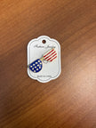Red White & Blue fashion pins