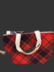 Plaid tote bags