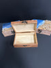 Handmade wooden ocean and beach trinket box