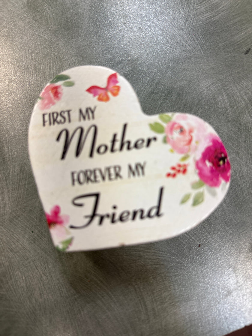 Wooden talk block for her