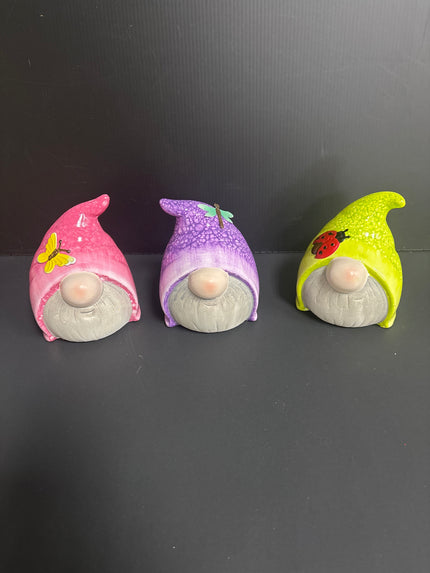 Ceramic Garden Gnome Head Statuary