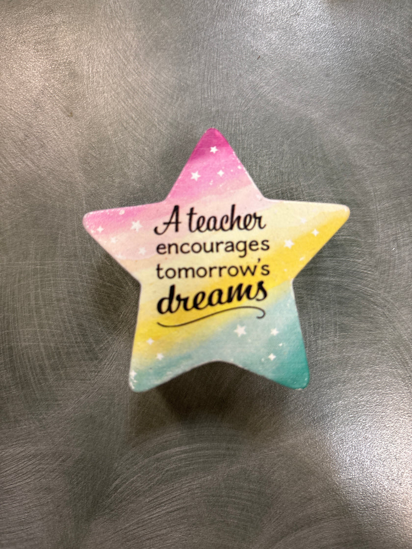 Teacher 2x2 wood signs