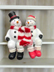 Christmas couple shelf sitters
