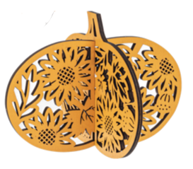 Laser Cut Pumpkin Table Decor