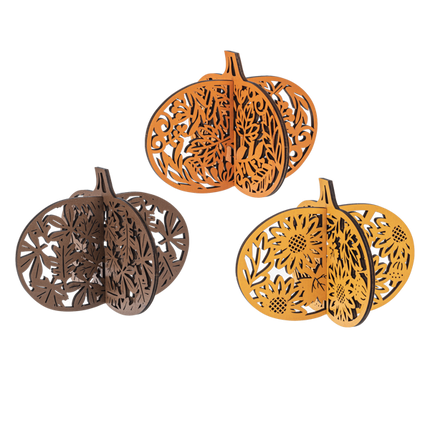 Laser Cut Pumpkin Table Decor