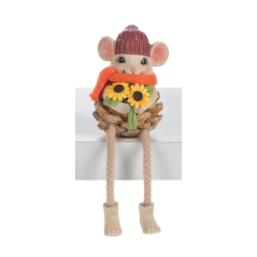 Fall Pinecone Friends shelf sitters