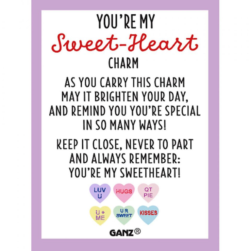 sweetheart pocket charm