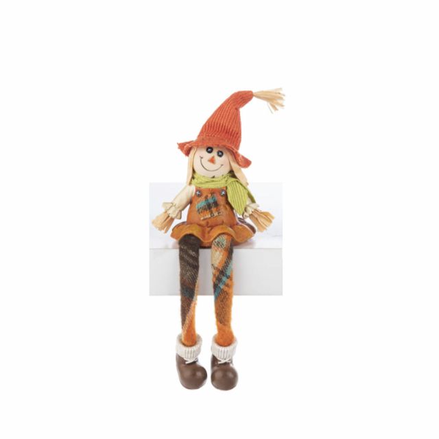 Scarecrow shelf sitter