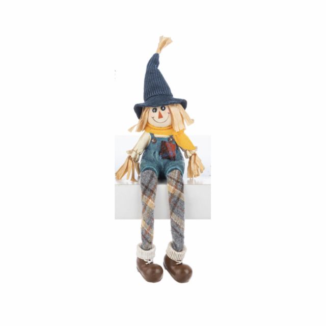 Scarecrow shelf sitter