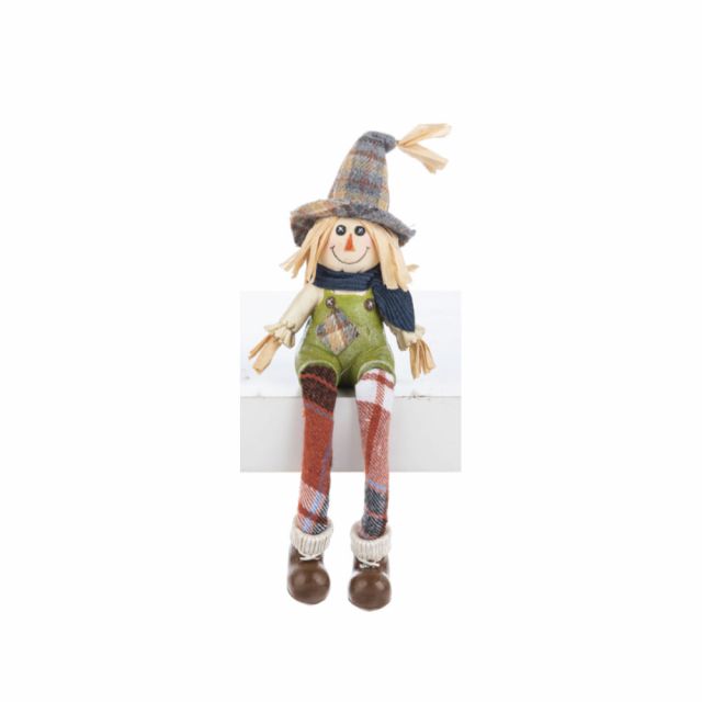 Scarecrow shelf sitter