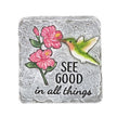 Bas Relief Block Talk - See The Good In All Things