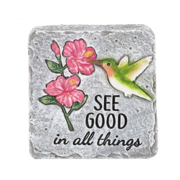 Bas Relief Block Talk - See The Good In All Things