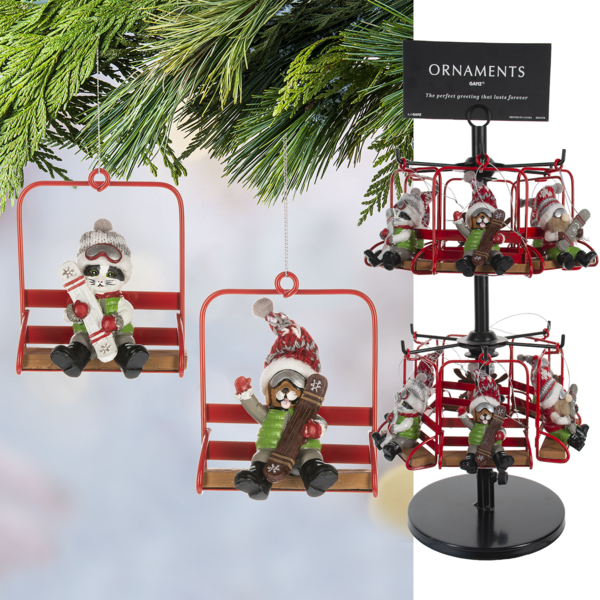 Ski Lodge Gnome Ornaments