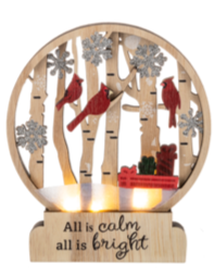 Laser Cut Light Up Snowglobe Figurines