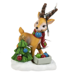 Light Up Reindeer Figurine
