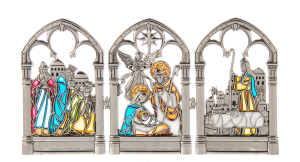 Metal Accordion Nativity Scene