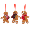 Bitten Gingerbread Cookie Ornaments