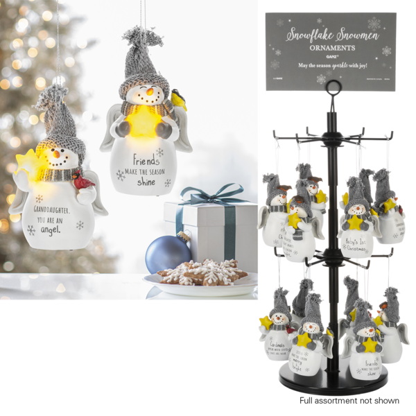 Light Up Snowman Ornament
