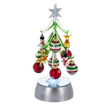 Light up Glass Christmas tree with ornaments
